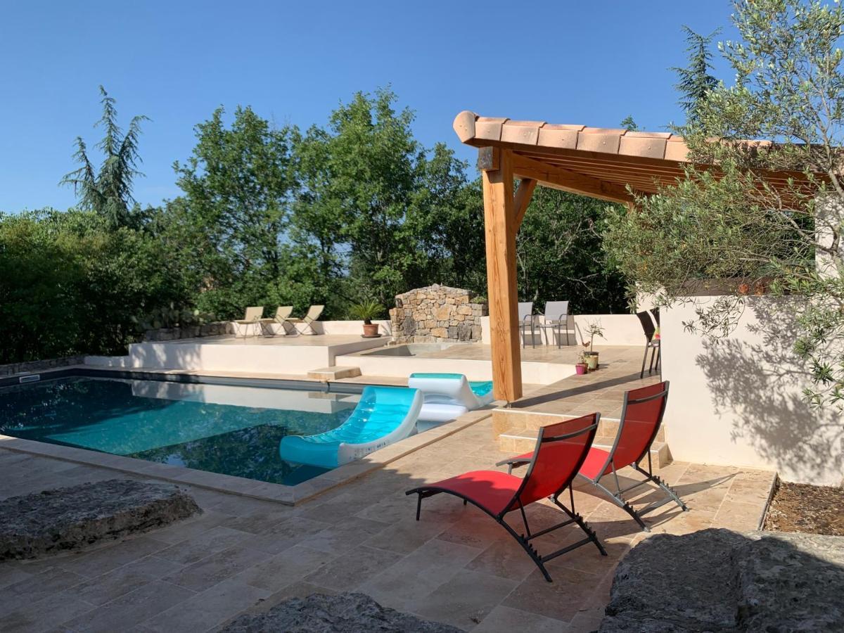 Saint Alban Auriolles Gite Avec Piscine Privee Au Coeur D'Une Foret De Chenes Proche De Vallon Pont D'Arc מראה חיצוני תמונה